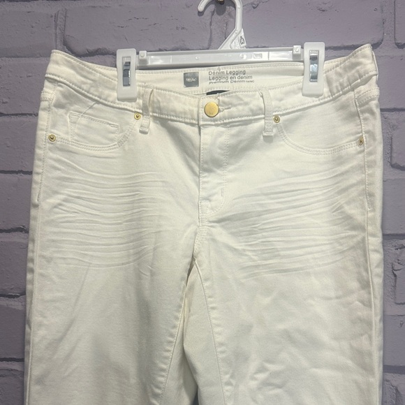 NEW Elegant Cream Skinny Jeans for Women size 8 - Picture 5 of 8